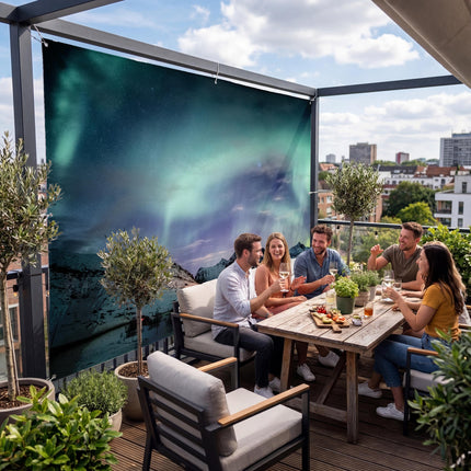 Aira als Sichtschutz auf der Terrasse