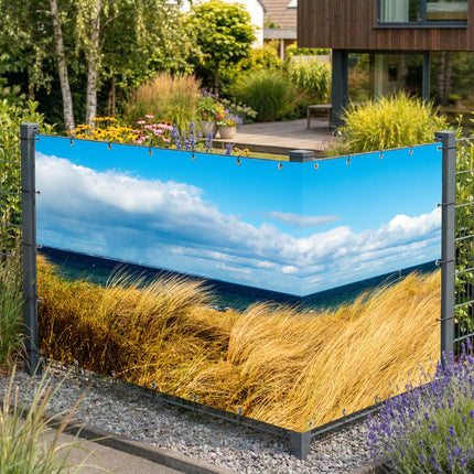 Sichtschutz Horizont (Airi) am Gartenzaun