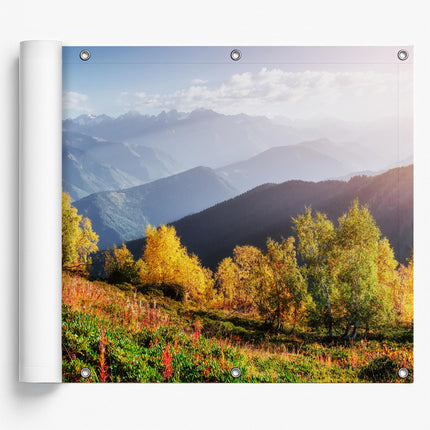 Sichtschutz Herbstfarben (Arisu) nach Maß