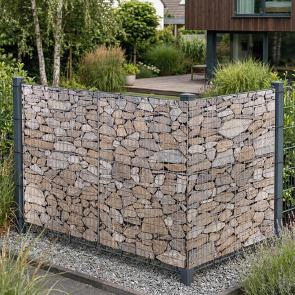 Ash als Sichtschutz am Gartenzaun