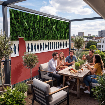 Balkona als Sichtschutz auf der Terrasse