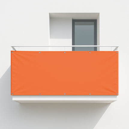 Balkonsichtschutz Lachsorange (RAL® 2012) als Balkonsichtschutz