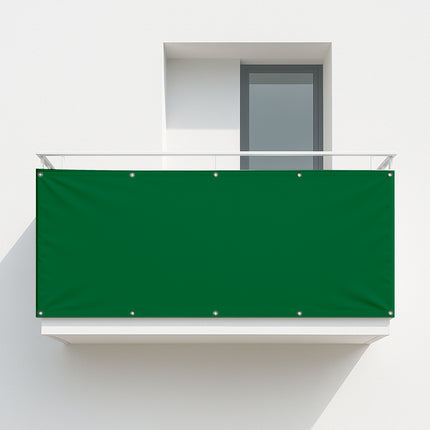 Balkonsichtschutz Laubgrün (RAL® 6002) als Balkonsichtschutz