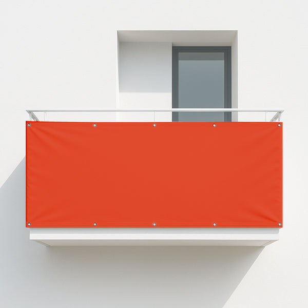 Balkonsichtschutz Leuchtorange (RAL® 2005)