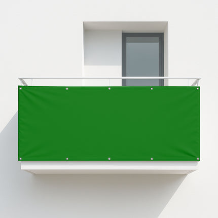 Balkonsichtschutz Maigrün (RAL® 6017) als Balkonsichtschutz
