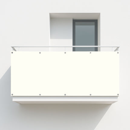 Balkonsichtschutz Reinweiß (RAL® 9010) als Balkonsichtschutz