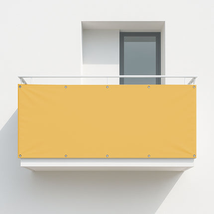 Balkonsichtschutz Sandgelb (RAL® 1002) als Balkonsichtschutz