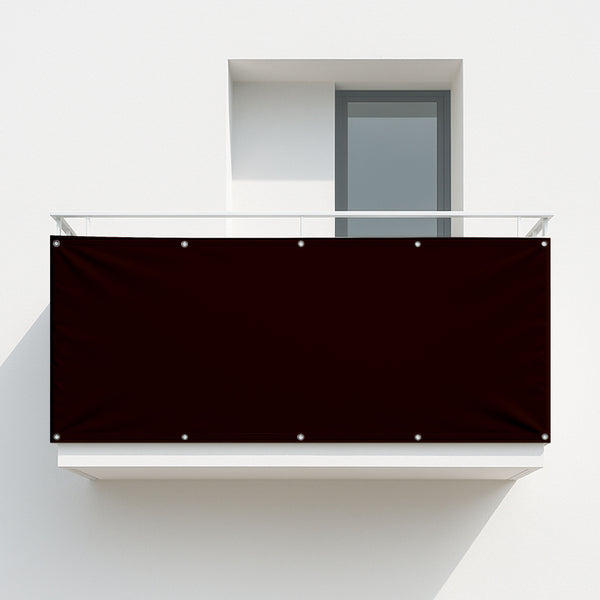 Balkonsichtschutz Schokoladenbraun (RAL® 8017)