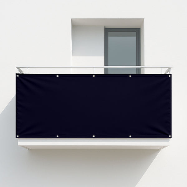 Balkonsichtschutz Schwarzblau (RAL® 5004)