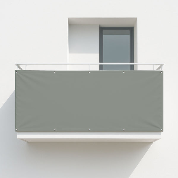 Balkonsichtschutz Steingrau (RAL® 7030)