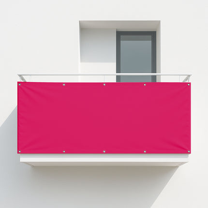 Balkonsichtschutz Telemagenta (RAL® 4010) als Balkonsichtschutz