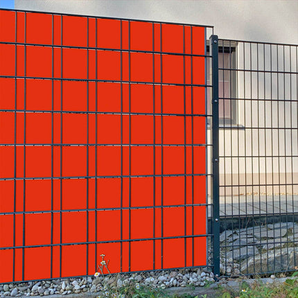 Sichtschutzstreifen Blutorange Sichtschutz&shy;streifen (RAL® 2002)