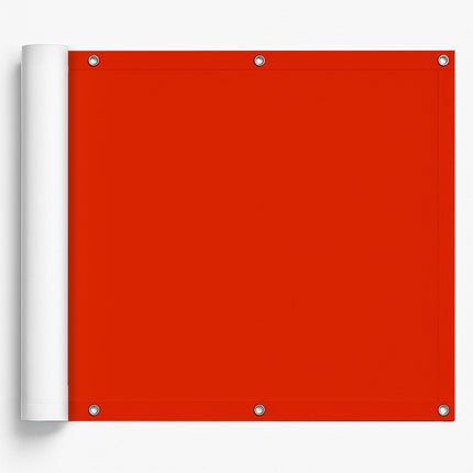 Sichtschutz Blutorange (RAL® 2002) - PVC Sichtschutzstreifen