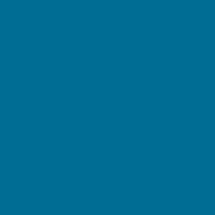 Balkonsichtschutz Brilliantblau (RAL® 5007) am Gartenzaun