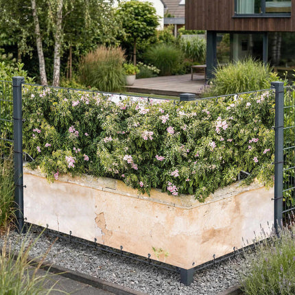 Daryl als Sichtschutz am Gartenzaun