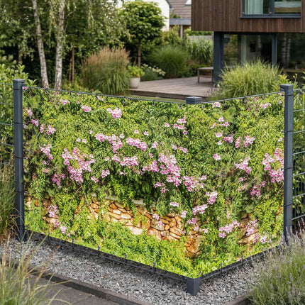 Dolores als Sichtschutz am Gartenzaun