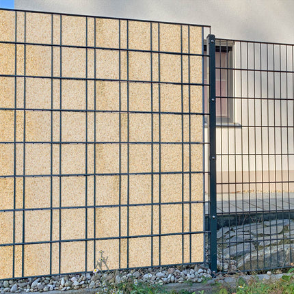 Sichtschutzstreifen Lara sandig Sichtschutz&shy;streifen