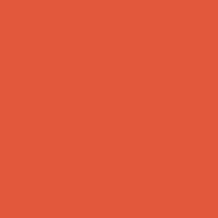 Balkonsichtschutz Leuchtorange (RAL® 2005) am Gartenzaun