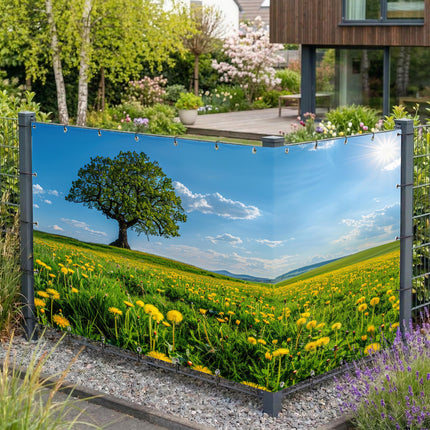 Sichtschutz Sommerwiese (Lian) am Gartenzaun