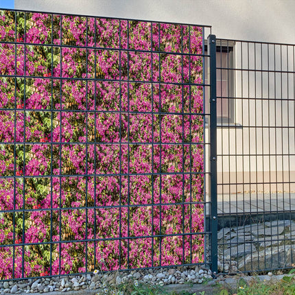 Sichtschutzstreifen Lucian blumig Zaunstreifen