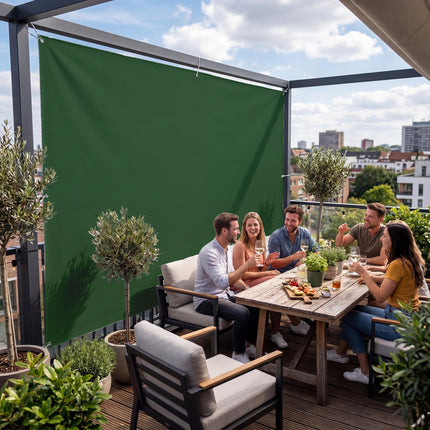 Sichtschutz Olivgrün (RAL® 6003) als Sichtschutz auf der Terrasse