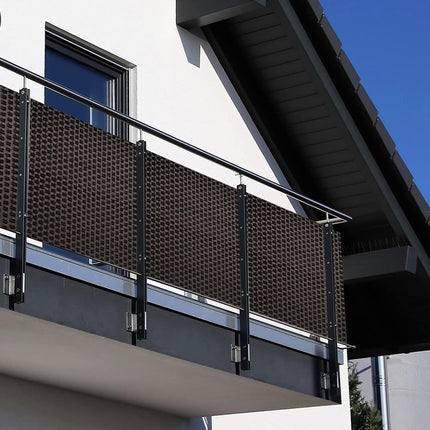 Rattan Sichtschutz im Wunschmaß als Balkonsichtschutz