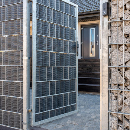 Sichtschutzstreifen Rattan - Detailansicht