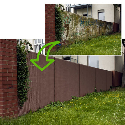 Rattan Sichtschutz im Wunschmaß - Detailansicht