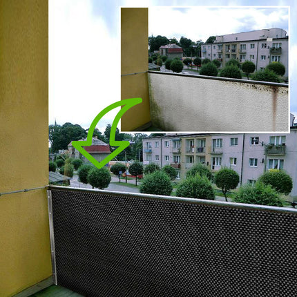 Rattan Sichtschutzmatte FIX - Detailansicht