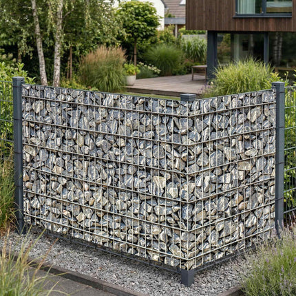 Reinhardt als Sichtschutz am Gartenzaun