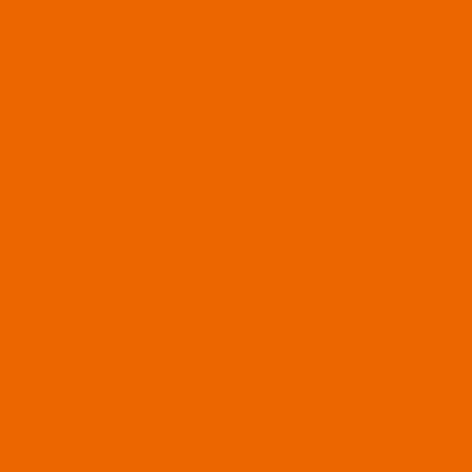 Balkonsichtschutz Reinorange (RAL® 2004) am Gartenzaun