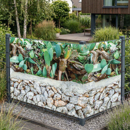 Santiago als Sichtschutz am Gartenzaun