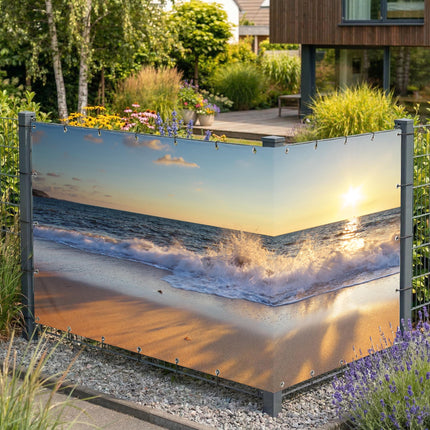 Sichtschutz Meer (Sora) am Gartenzaun