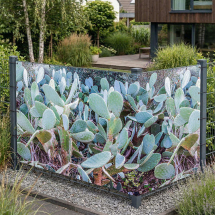 Tizian als Sichtschutz am Gartenzaun