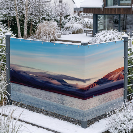 Utah als Sichtschutz am Gartenzaun