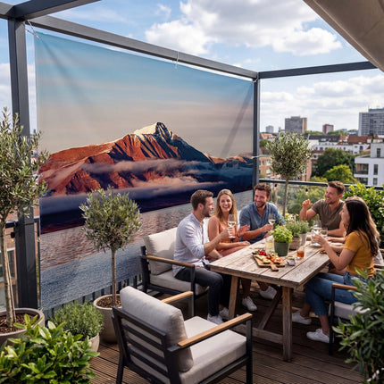 Utah als Sichtschutz auf der Terrasse