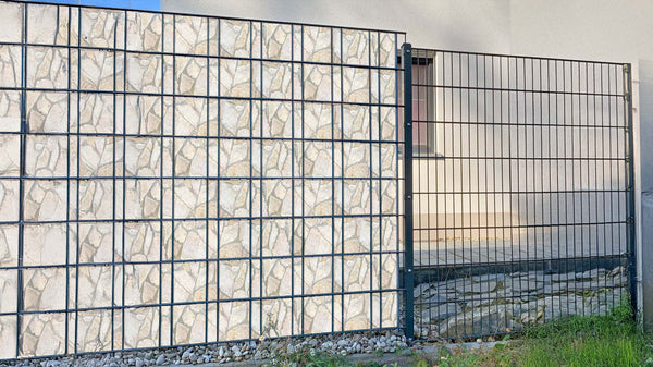 Sichtschutzstreifen Steinoptik: Vorteile