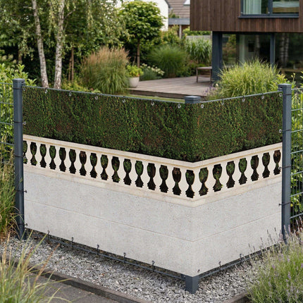 Villa Klassik als Sichtschutz am Gartenzaun