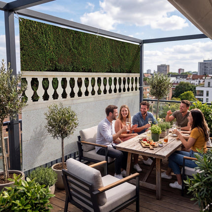 Villa Klassik als Sichtschutz auf der Terrasse