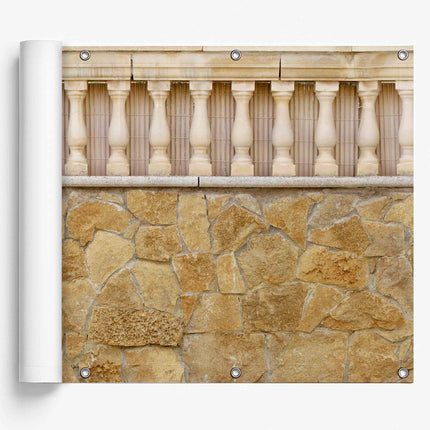 PVC Sichtschutz Villa Rustistone