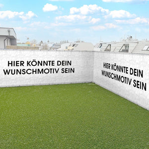 Sichtschutz mit eigenem Motiv
