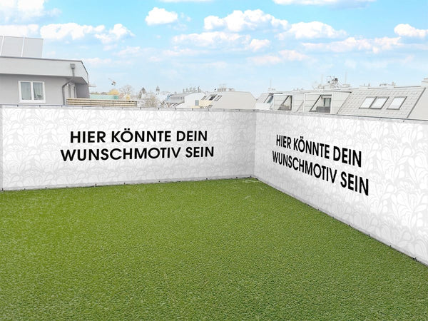 Sichtschutz mit eigenem Motiv