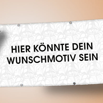Sichtschutz mit eigenem Motiv am Balkon