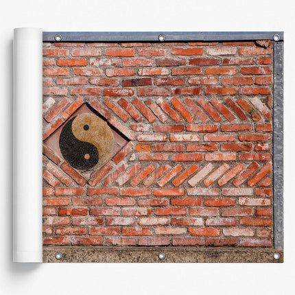 PVC Sichtschutz Yin Yang