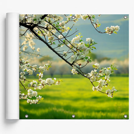 Sichtschutz Obstblüte (Yuna) nach Maß