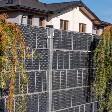 Sichtschutzstreifen Rattan - Detailansicht