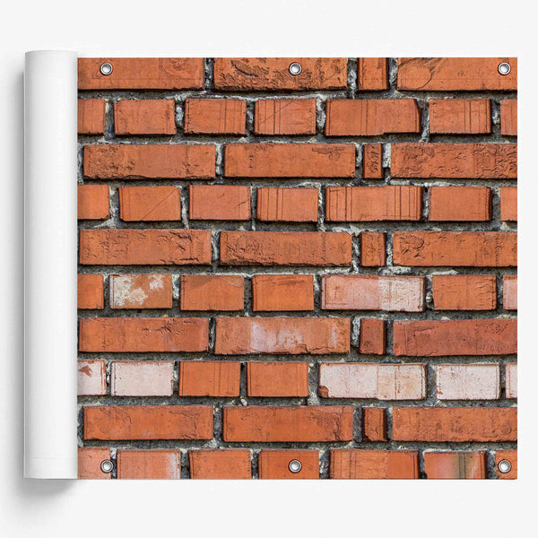 Sichtschutz Ziegelsteinmauer