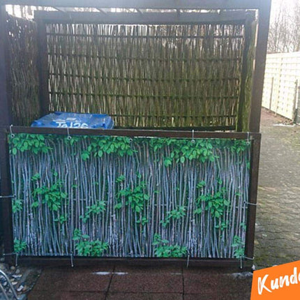 Sichtschutz Robin am Balkon Innenansicht