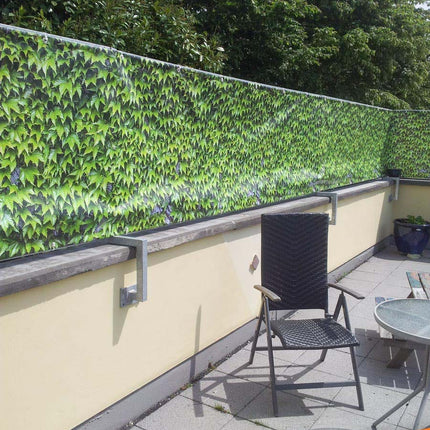 Sichtschutz Vino am Balkon Innenansicht