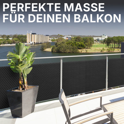 Rattan Sichtschutz im Wunschmaß als Balkonsichtschutz